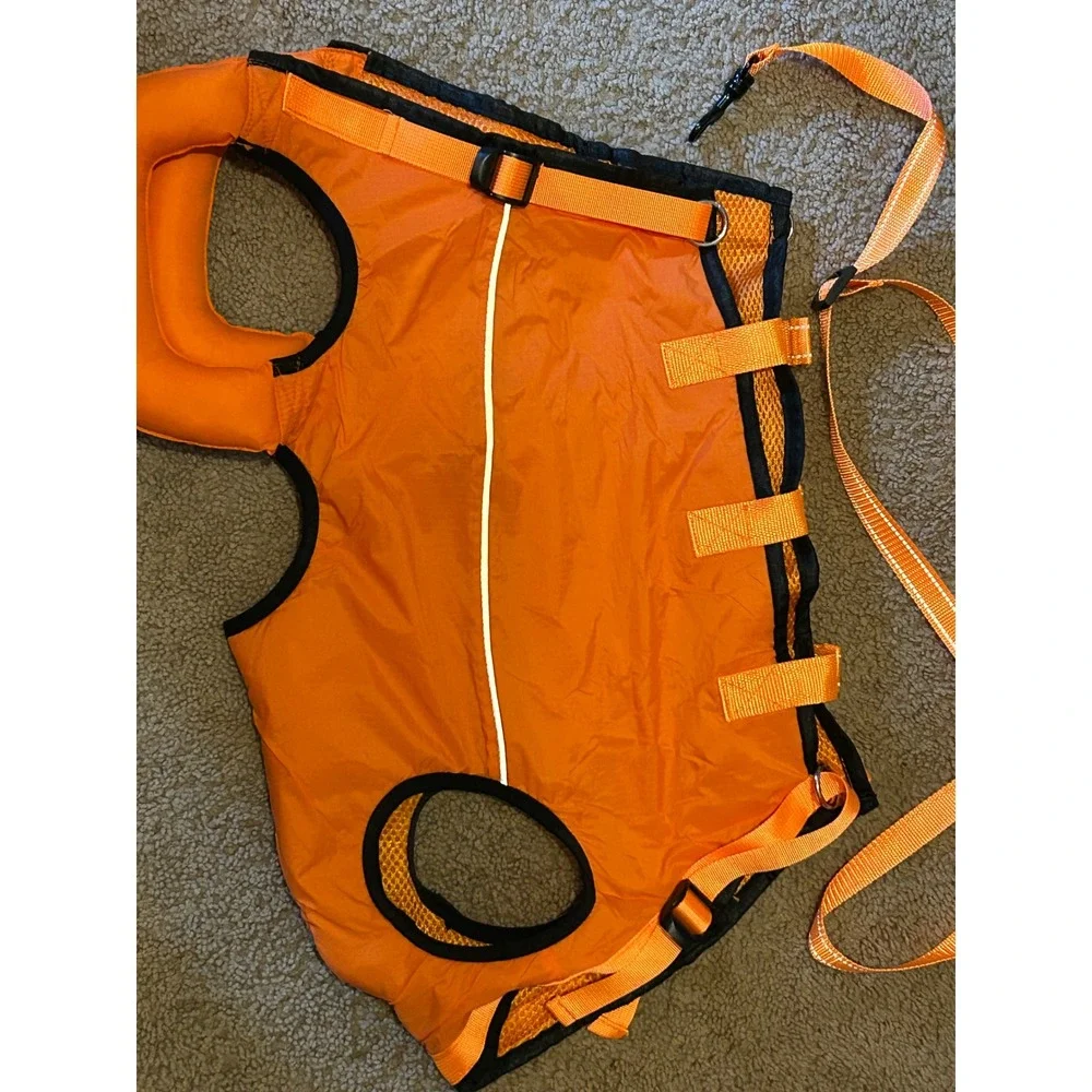 ACDOK Dog Lift Harness Full Body Support Orange Reflective Vest XL DL01 K2-136